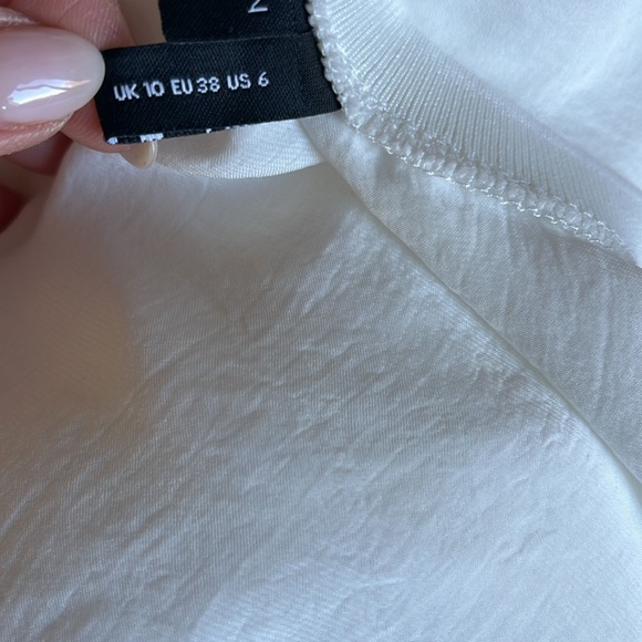 NWT ASOS DESIGN Bias Slip MIDI Dress Ivory US 6 - Picture 14 of 16